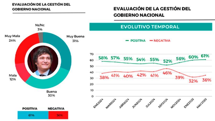 Imagen de Milei según Pulso Social