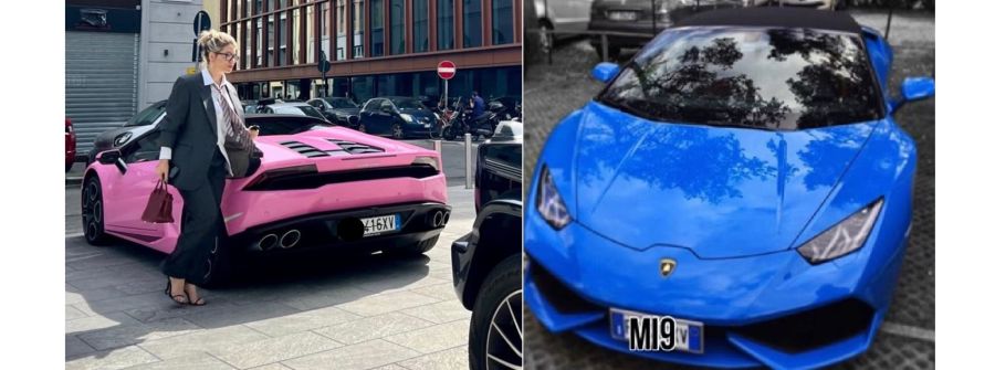 La patente que coincide en los Lamborghini de Wanda Nara y Mauro Icardi