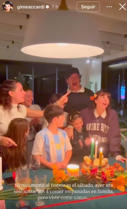 El cumpleaños de Gimena Accardi