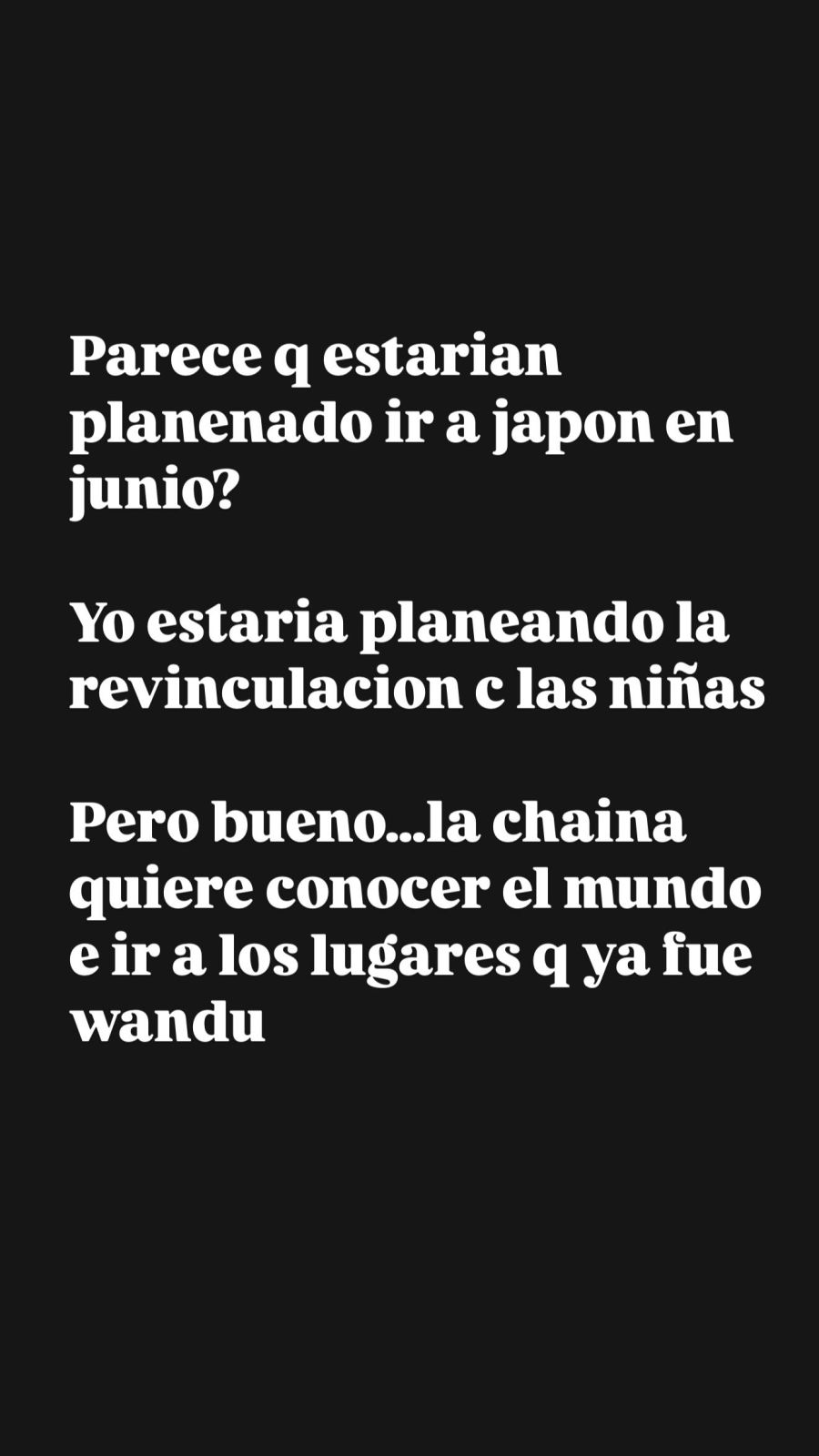 El pedido de la China Suárez a Mauro Icardi
