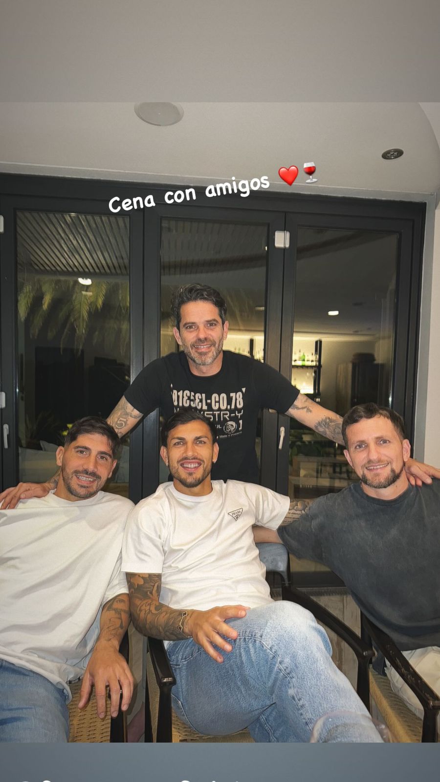 Leandro Paredes y Fernando Gago
