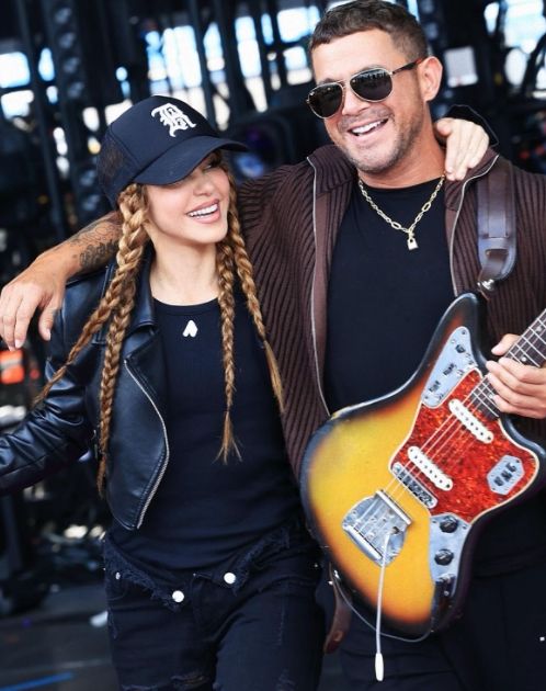 Shakira y Alejandro Sánz