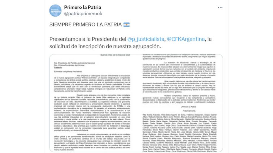 Primero la Patria X 20250529