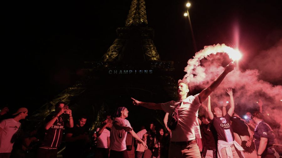 Festejos PSG