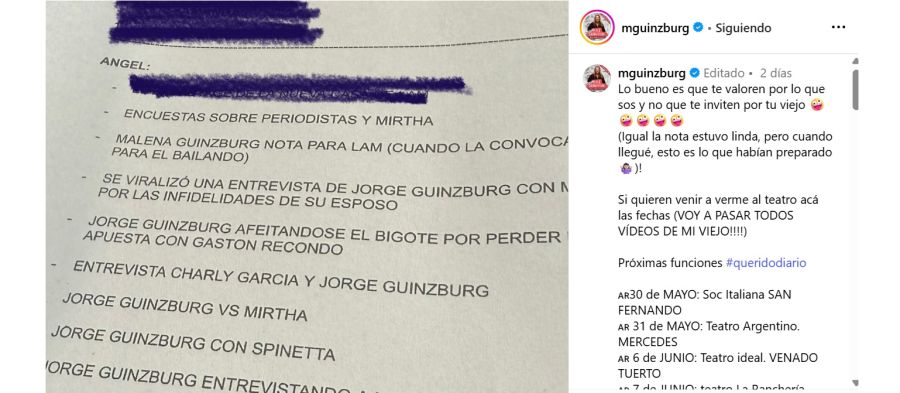 Malena Guinzburg contra Ángel de Brito