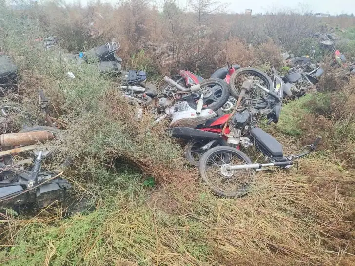 Motos secuestradas