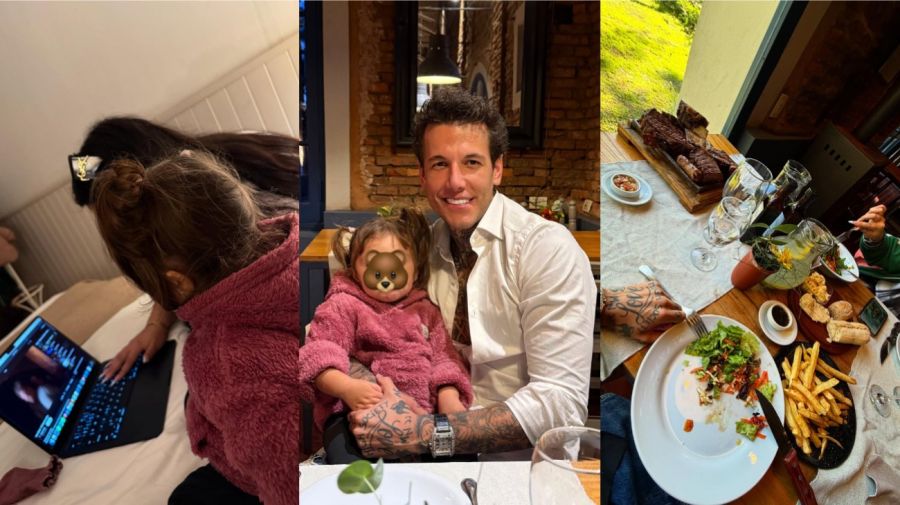 El fin de semana de Alex Caniggia