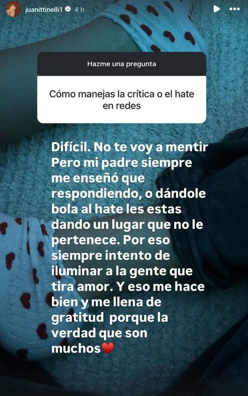 Juanita Tinelli separación