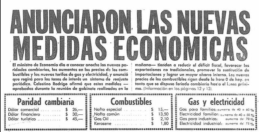 Rodrigazo Clarín