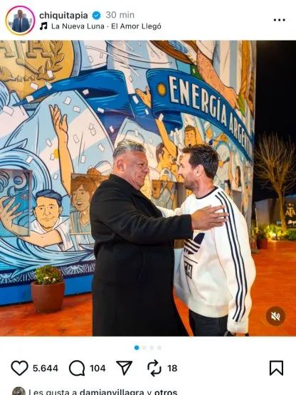 Tapia y Messi
