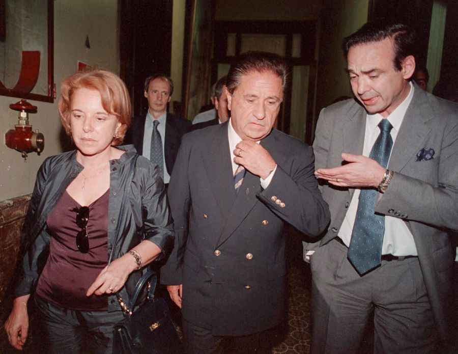 Chiche Duhalde, Eduardo Duhalde y Miguel Angel Pichetto