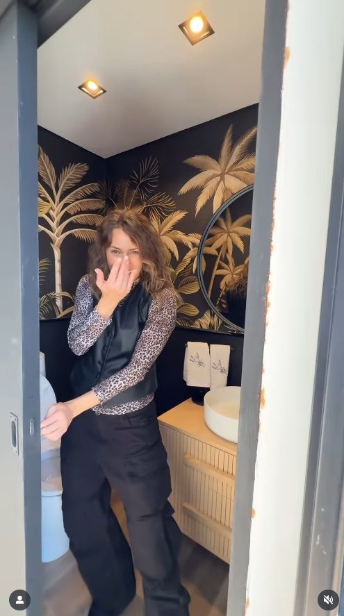 El baño remodelado de Mica Viciconte