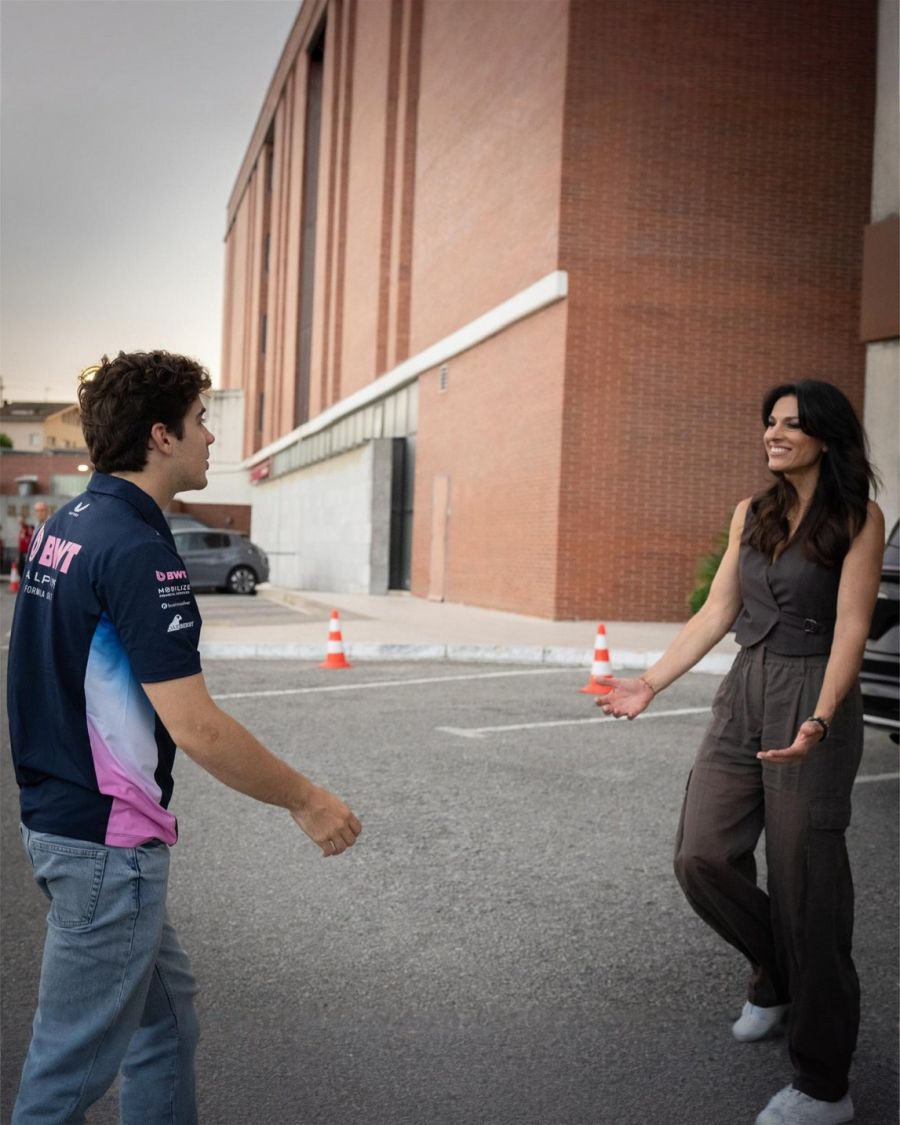 Gabriela Sabatini y Franco Colapinto