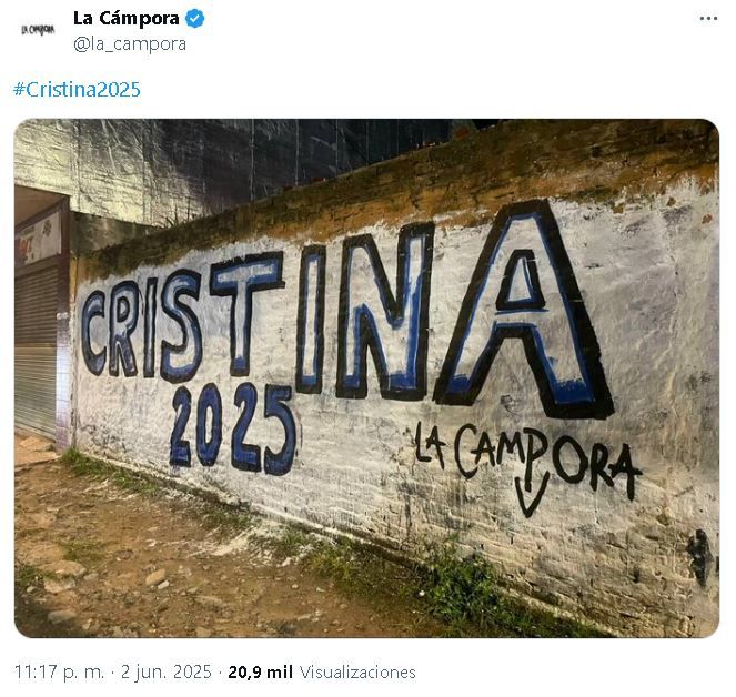 Tuit La Cámpora