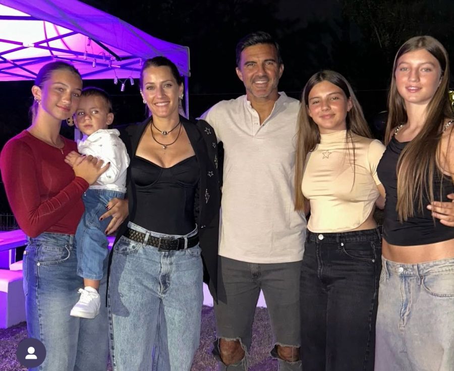 Indiana, Siena, Allegra Cubero; junto con Fabián Cubero y Mica Viciconte
