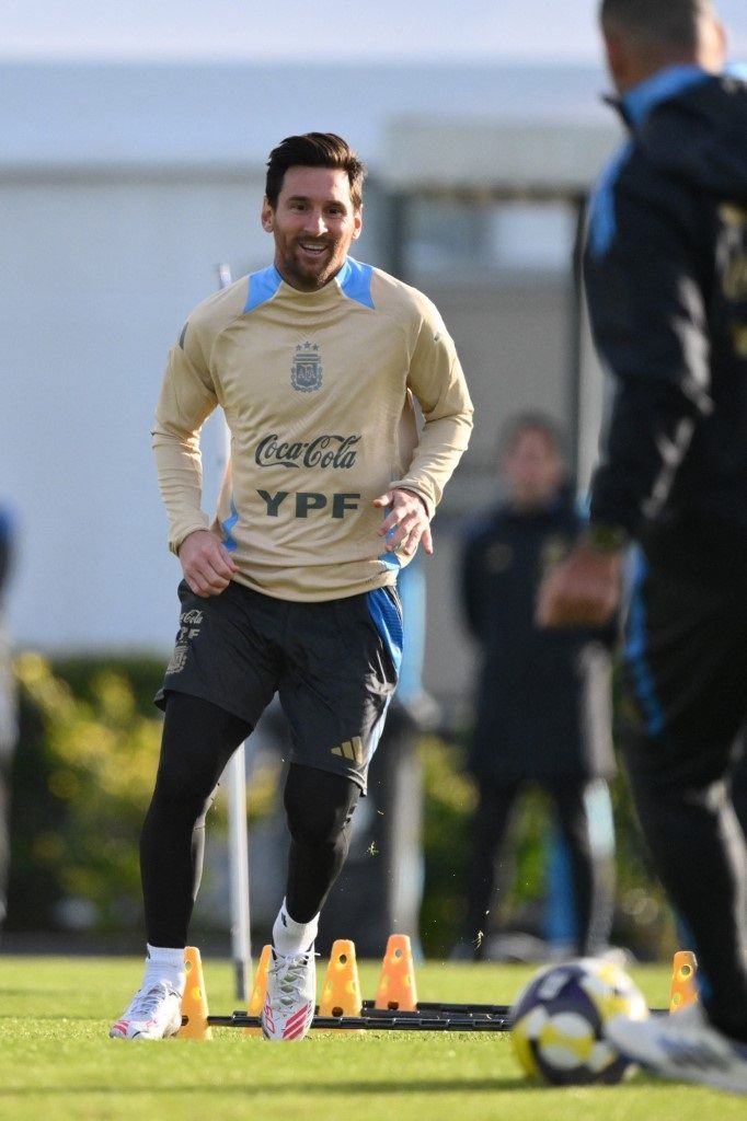 Lionel Messi en Ezeiza