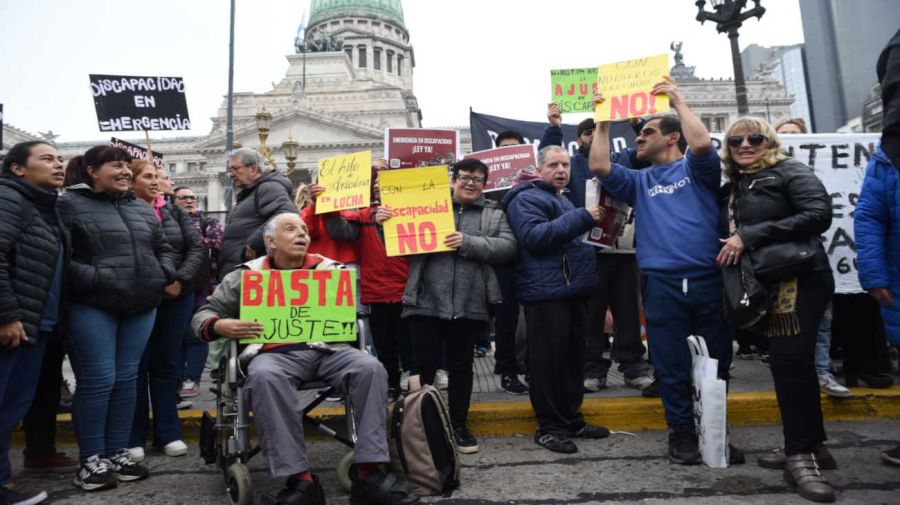 Marcha en reclamo del ajuste en Discapacidad 20250604