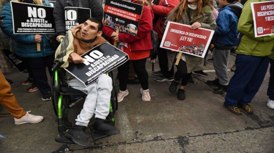 Marcha en reclamo del ajuste en Discapacidad 20250604