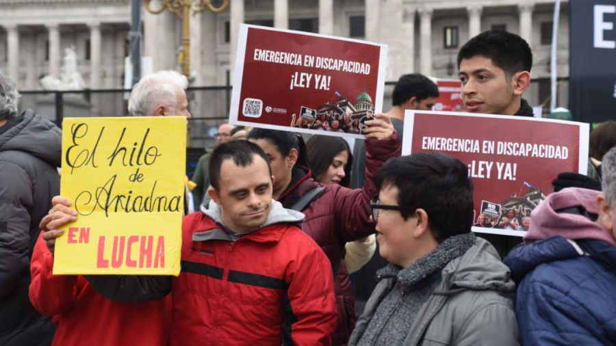 Marcha en reclamo del ajuste en Discapacidad 20250604