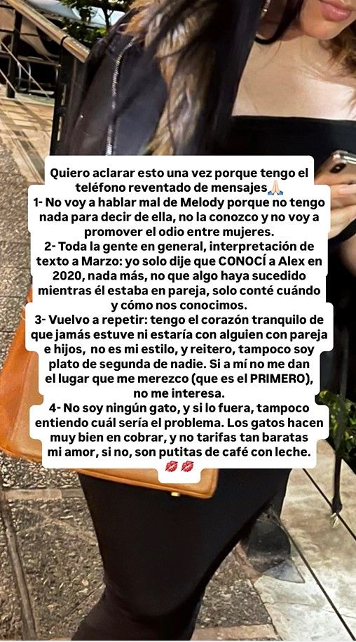 Alex Caniggia y Melody Luz