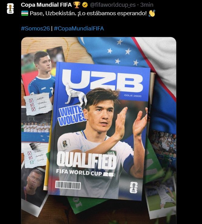 Bievenida de FIFA a Uzbekistán