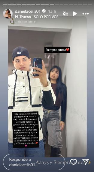 El emotivo mensaje de Thiago Medina a Daniela Celis por su cumpleaños, que generó especulaciones: 