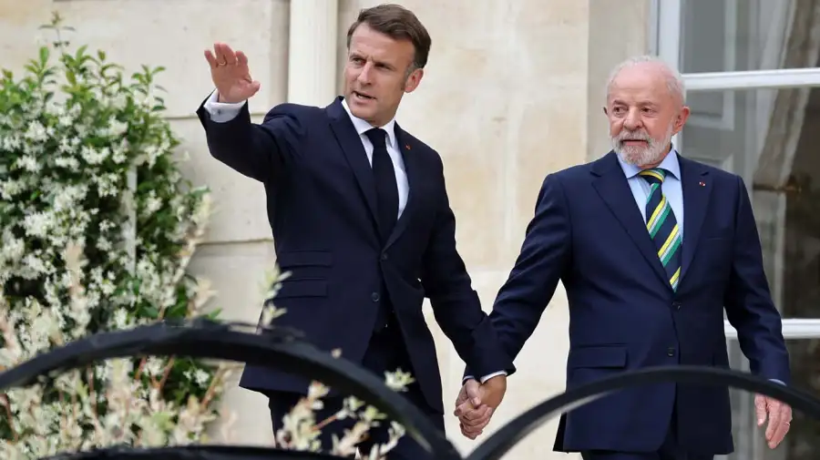 Lula Da Silva y Emmanuel Macron20250605