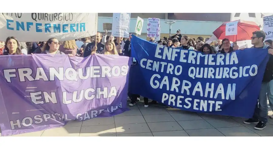 Protesta en el Hospital Garrahan20250605