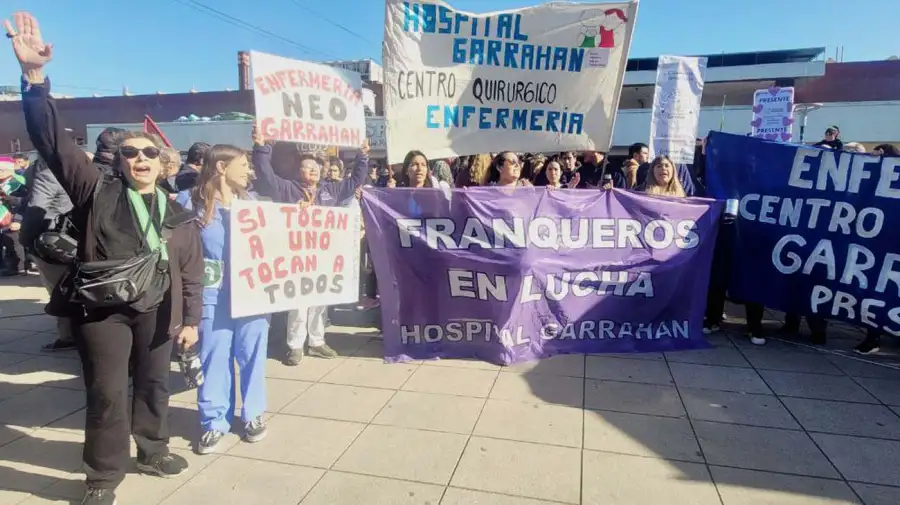 Protesta en el Hospital Garrahan20250605