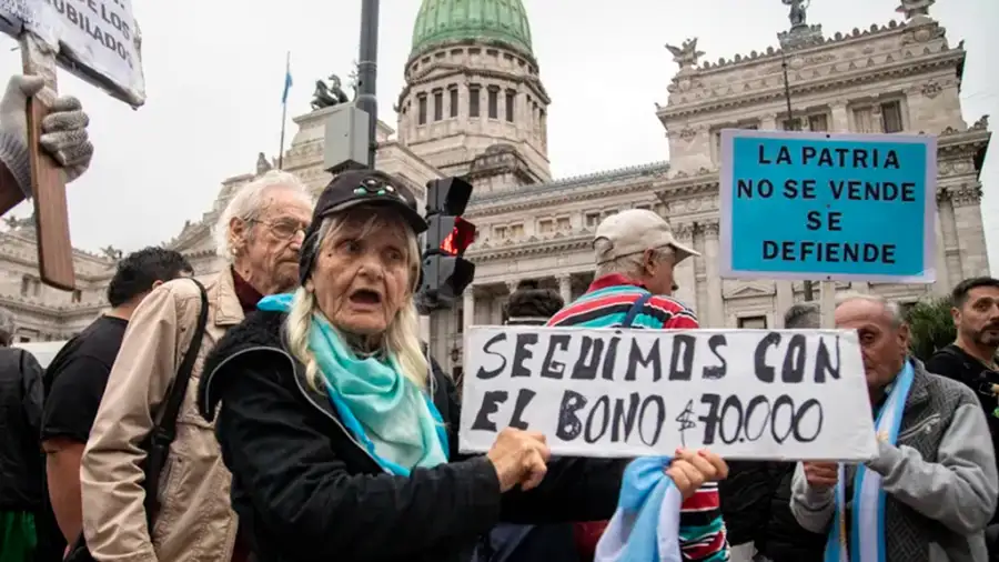 Reclamo de jubilados