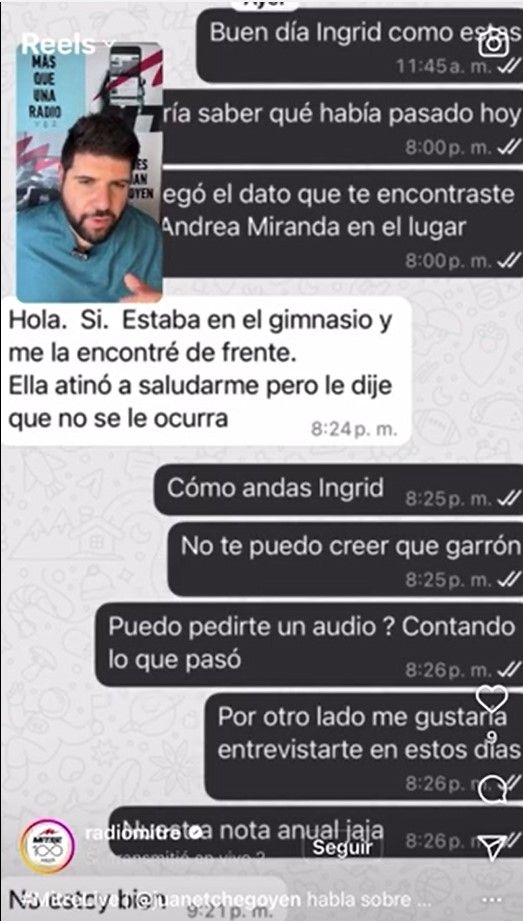 Chat de Juan Etchegoyen con Ingrid Gurdke