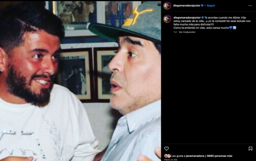 Diego Maradona, Diego Maradona Junior