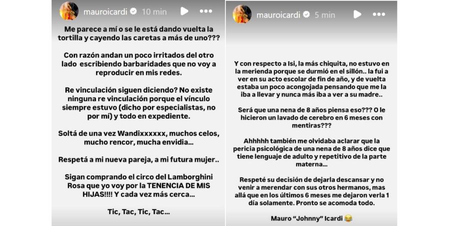La respuesta de Mauro Icardi a Wanda Nara