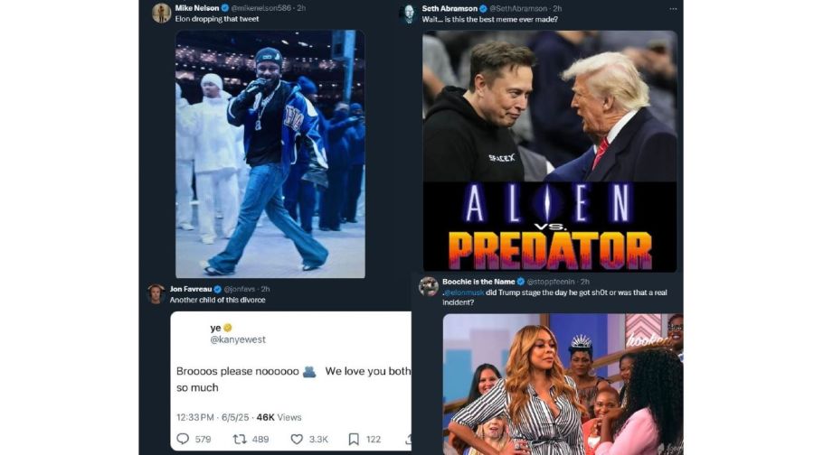 Memes pelea Elon Musk y Donald Trump