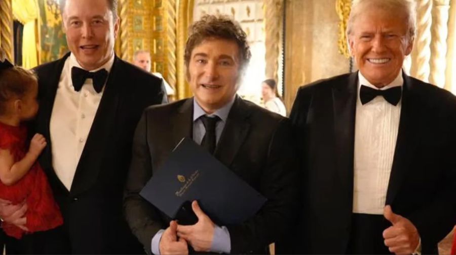 Musk, Milei y Trump