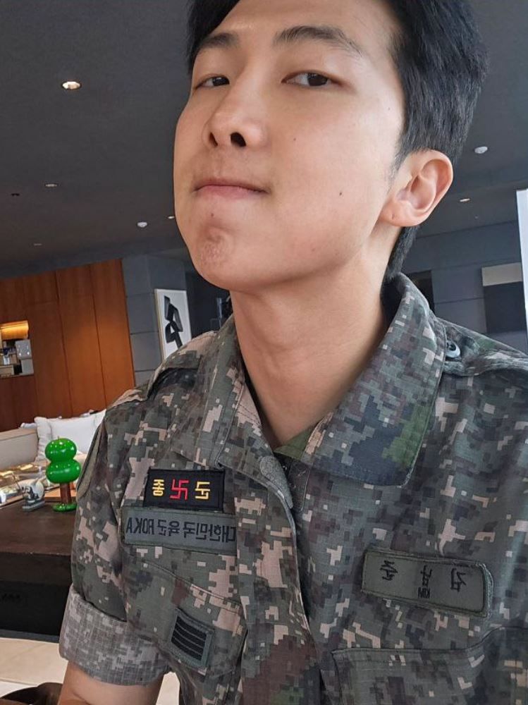 RM de BTS antes de cumplir su servicio militar