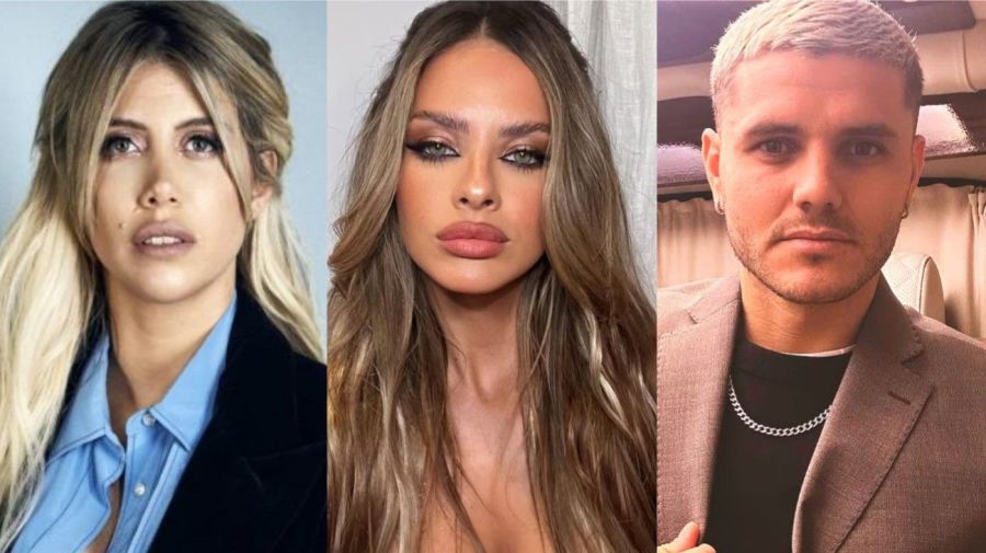 Wanda Nara, China Suarez y Mauro Icardi