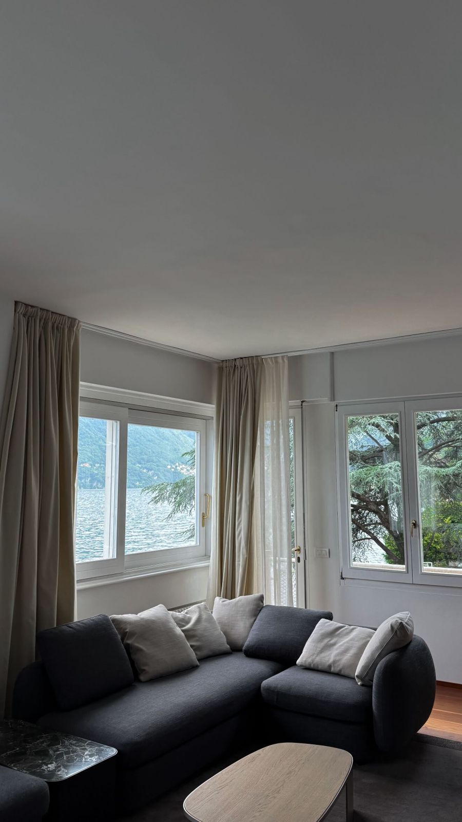 Wanda Nara mostró su casa de Lago di como