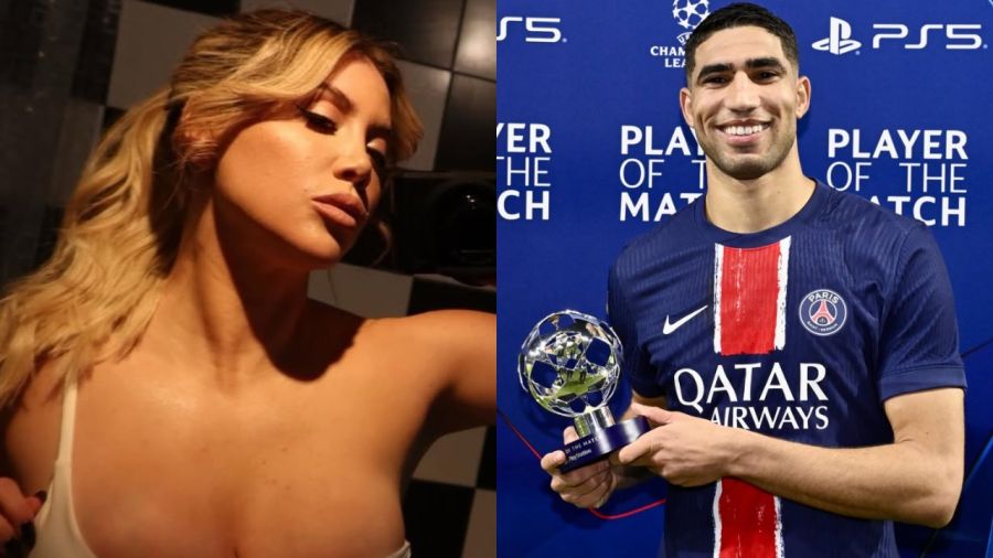 Wanda Nara y Achraf Hakimi