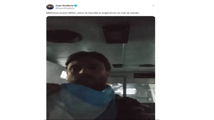 20250607 Grabois ocupó el edificio del disuelto Instituto Juan Domingo Perón y fue detenido por la policía
