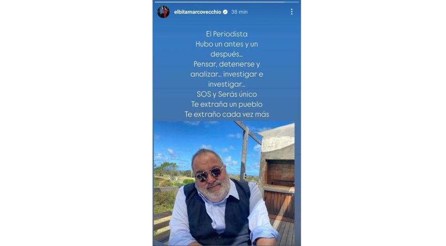 El mensaje de Elba Marcovecchio a Jorge Lanata por el día del periodista