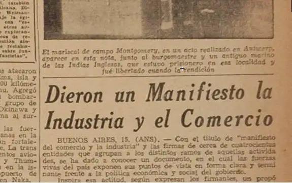 Manifiesto de la Industria y el Comercio