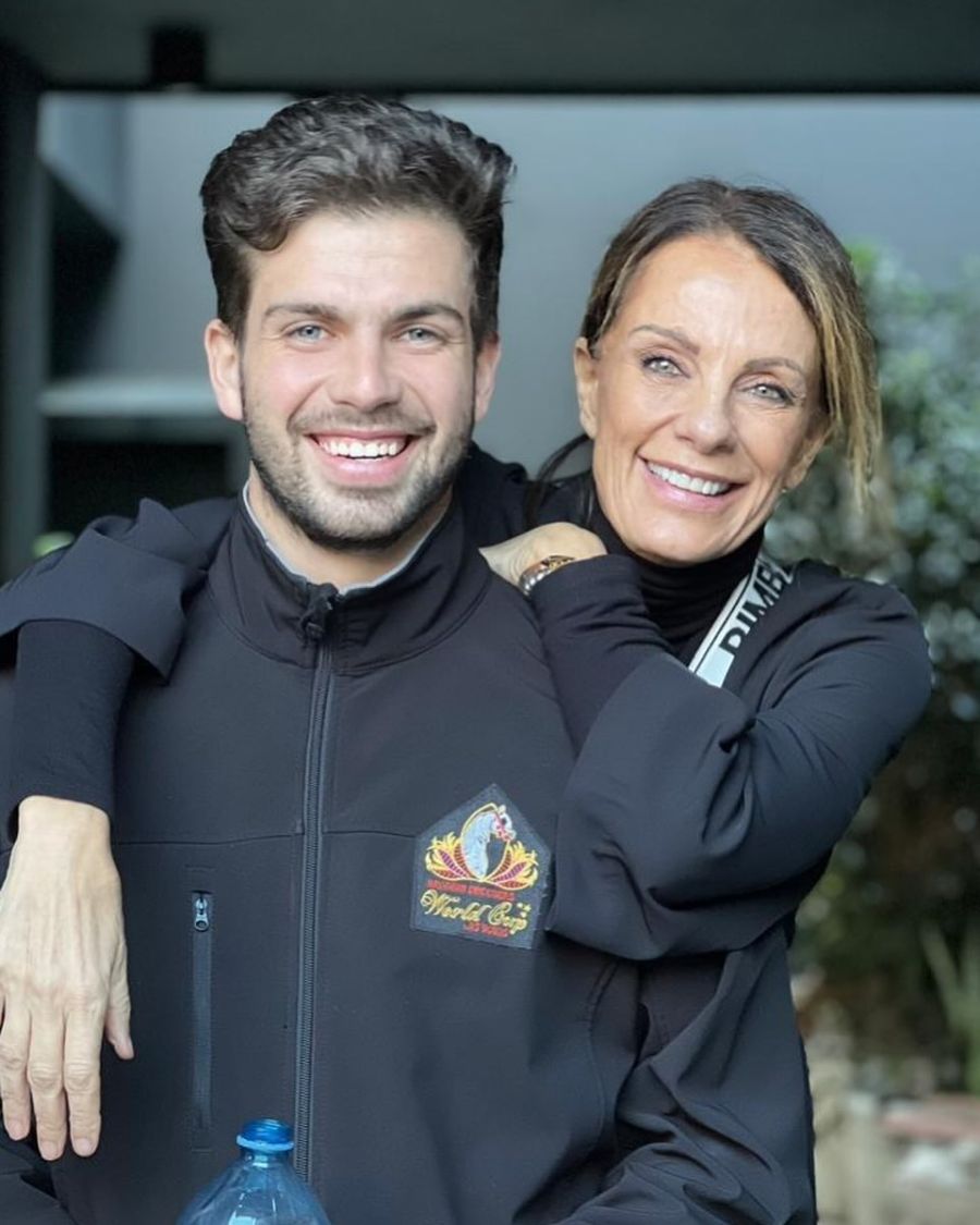 Nequi Galotti y su hijo Santos Mitre