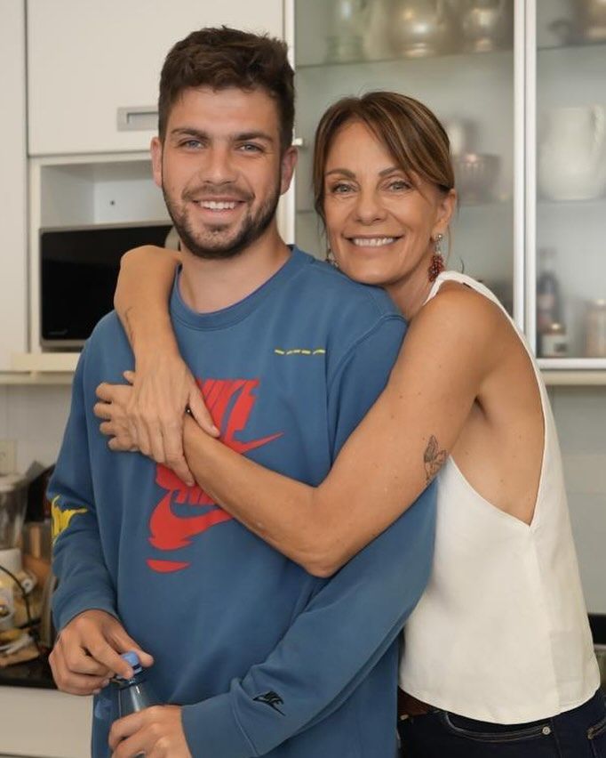 Nequi Galotti y su hijo Santos Mitre