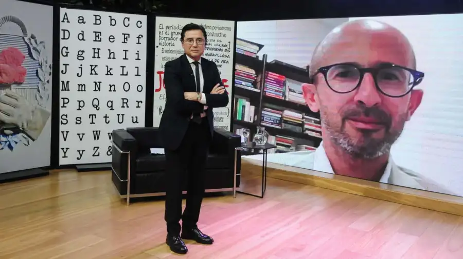 Alessandro Aresu, en la entrevista con Jorge Fontevecchia en Periodismo Puro.