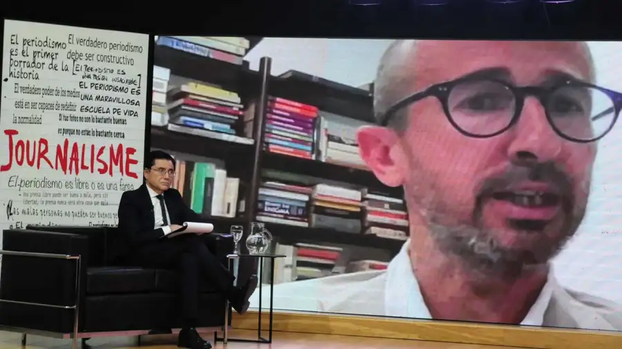 Alessandro Aresu, en la entrevista con Jorge Fontevecchia en Periodismo Puro.