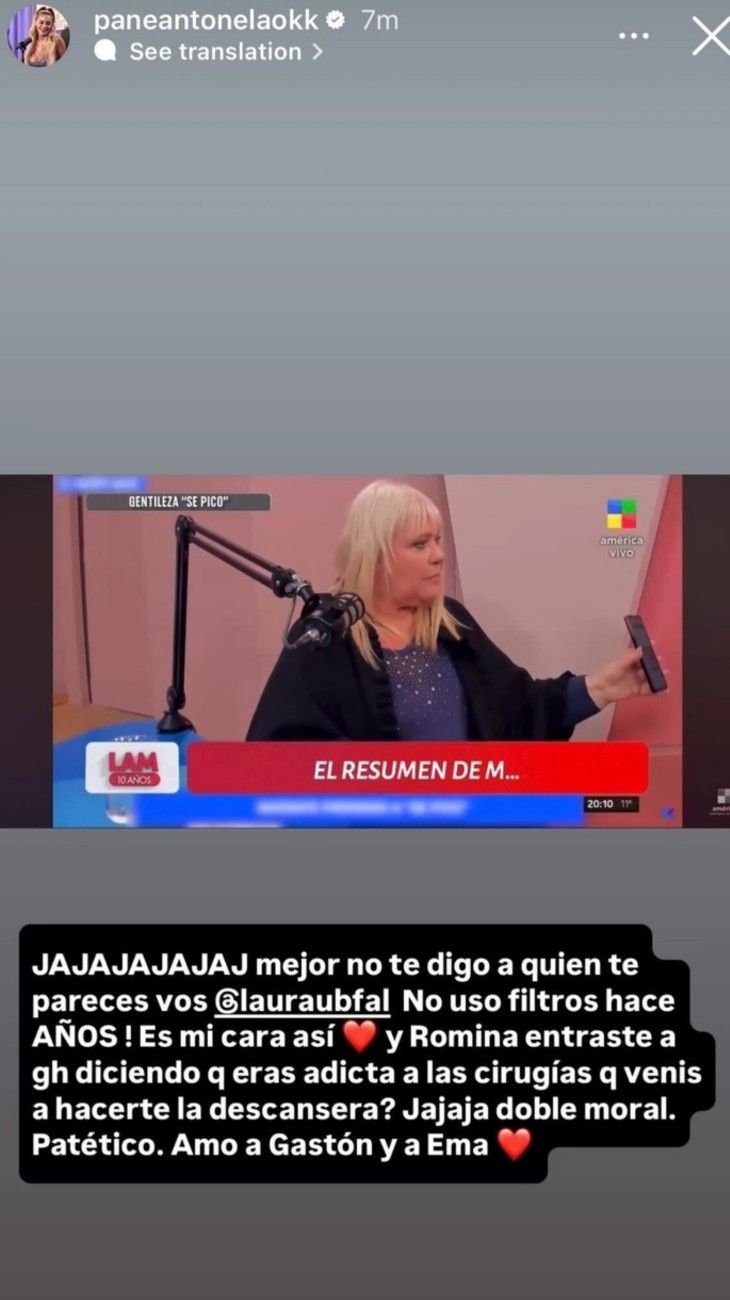 Anto Pane contra Laura Ubfal