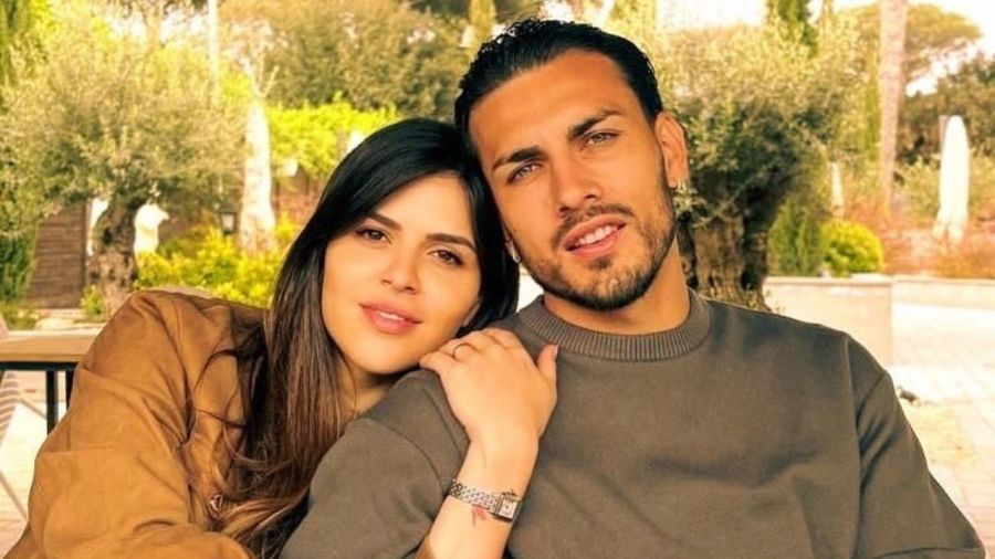 Camila Galante y Leandro Paredes