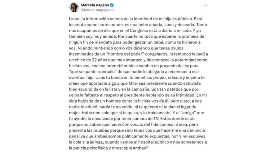 Estalló la guerra entre Marcela Pagano y Lilia Lemoine