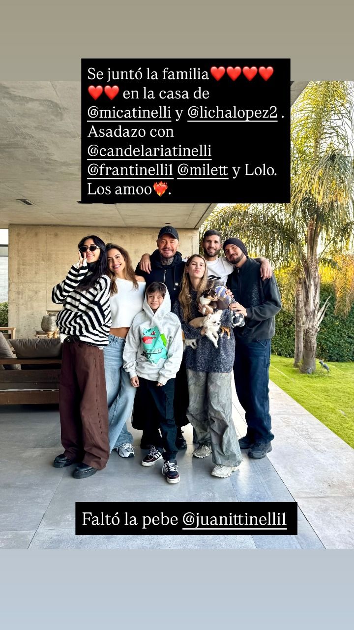 Marcelo Tinelli y Milett Figueroa